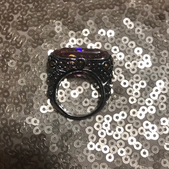 💜Pink Cocktail Ring💜 - Picture 2 of 5